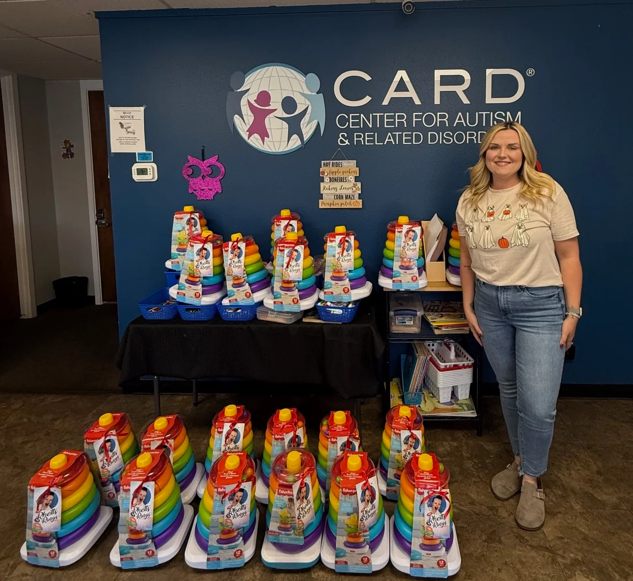 CARD program receiving donated toys