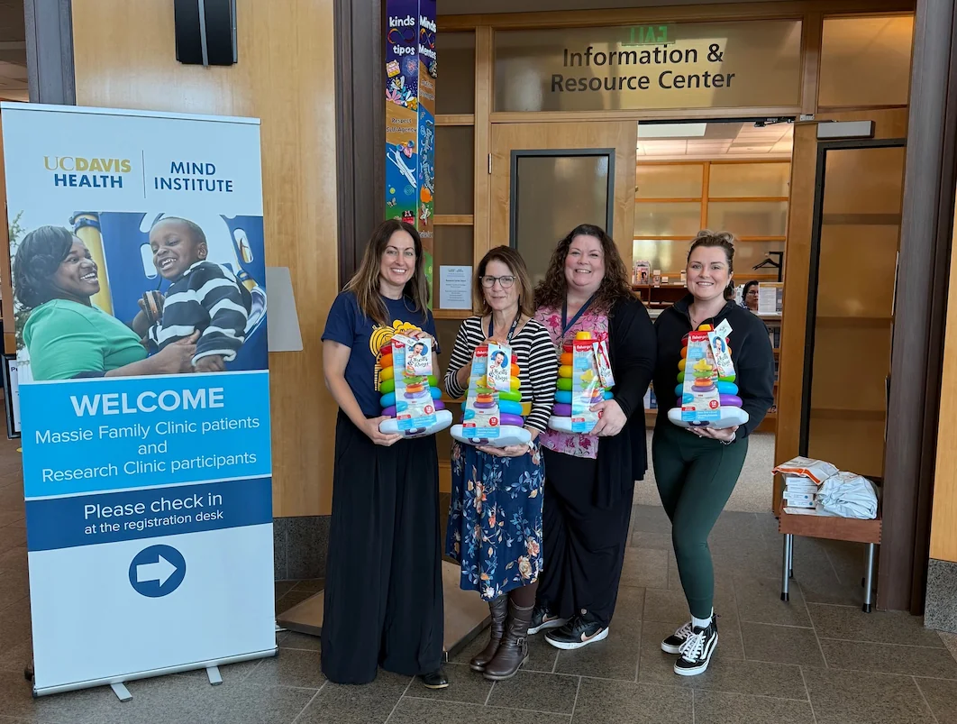 UC Davis receiving ring stacker donation