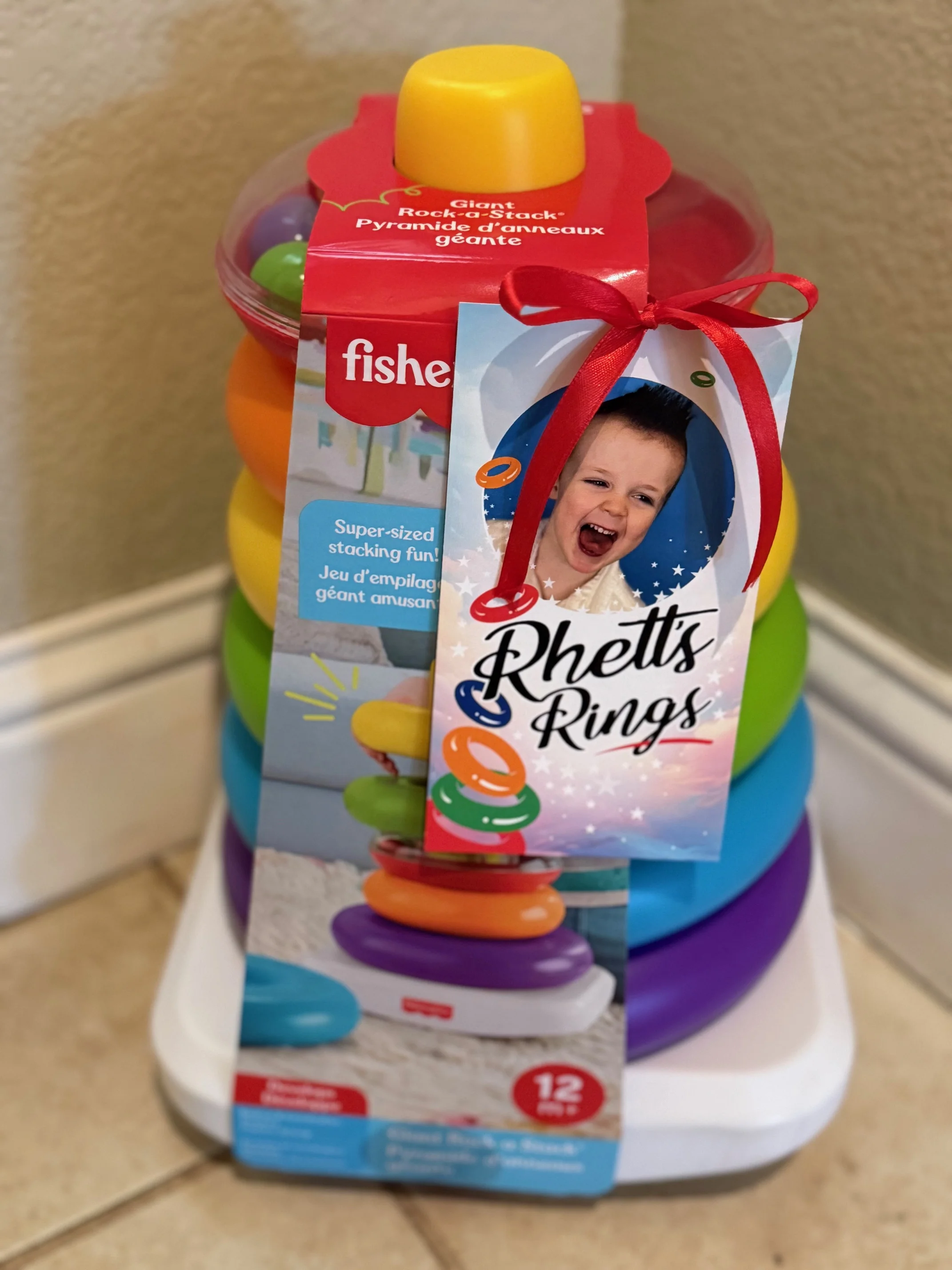 Rainbow Ring Stacker Toy